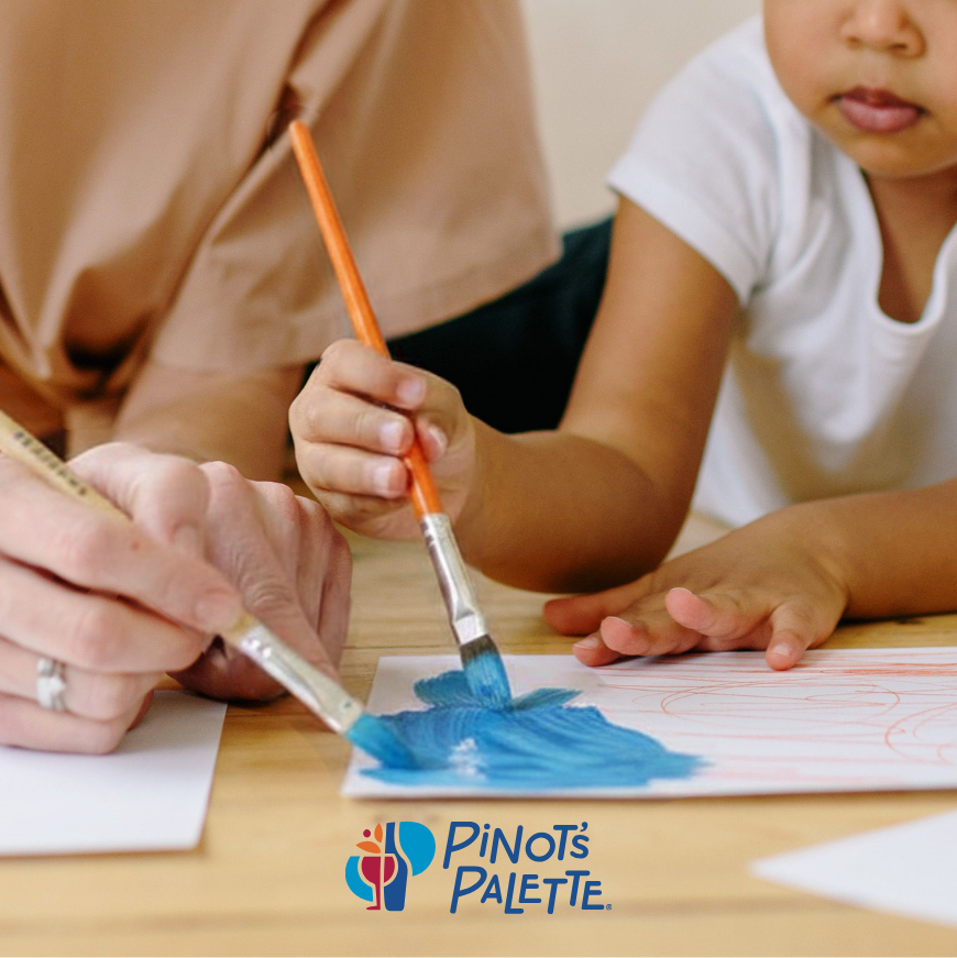 Geode Painting w/ Pinot's Palette: Adult & Child Package