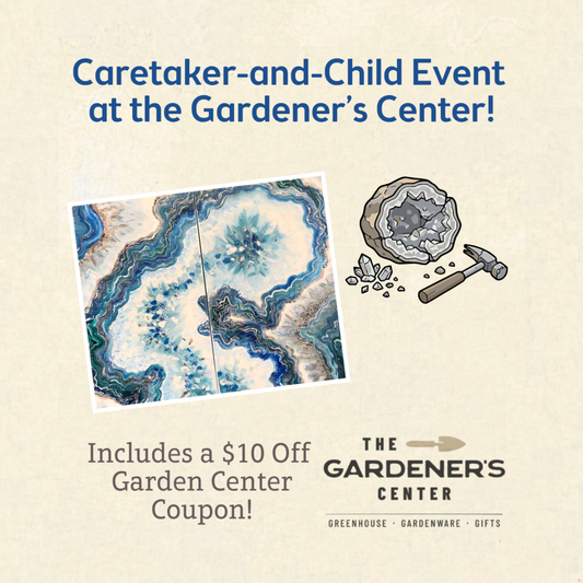 Geode Painting w/ Pinot's Palette: Adult & Child Package