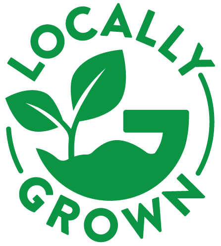 Locally Grown logo, The Gardener's Center