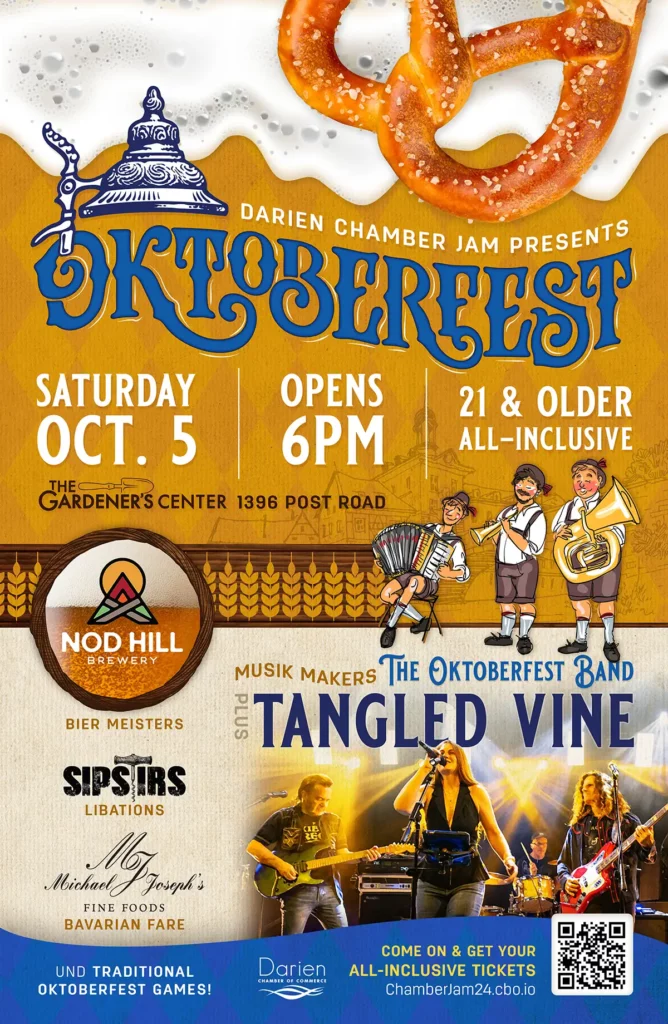 Darien Chamber Jam Oktoberfest '24 Poster