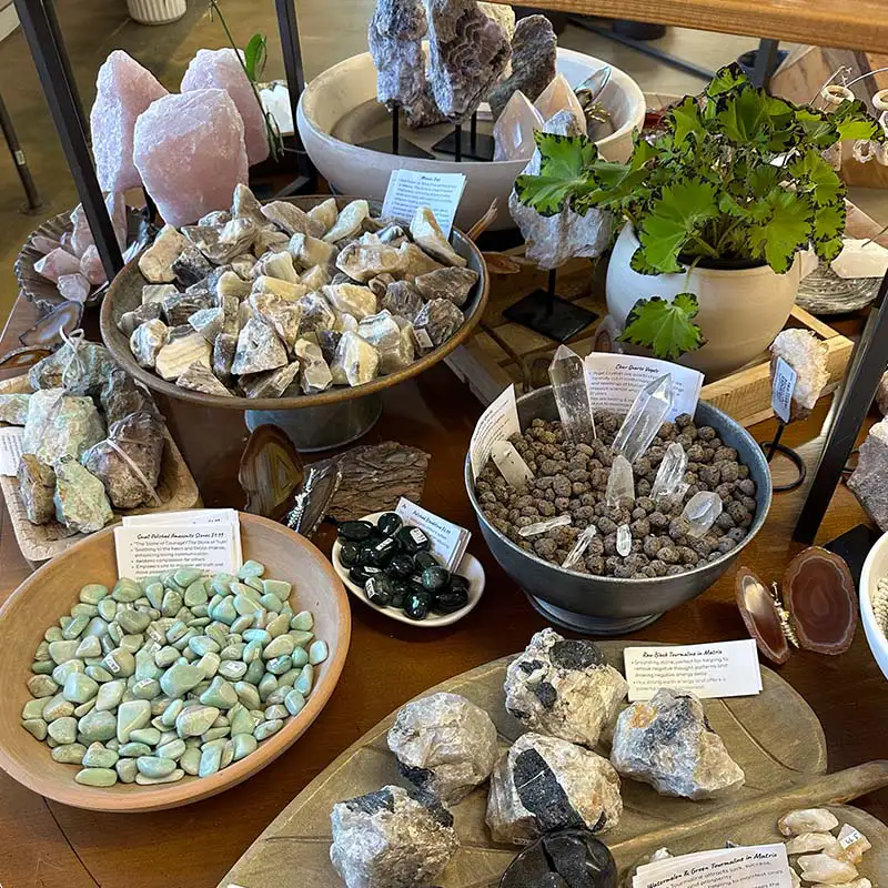 Find crystals, geodes, minerals, gemstones, rocks and more at The Gardener's Center.