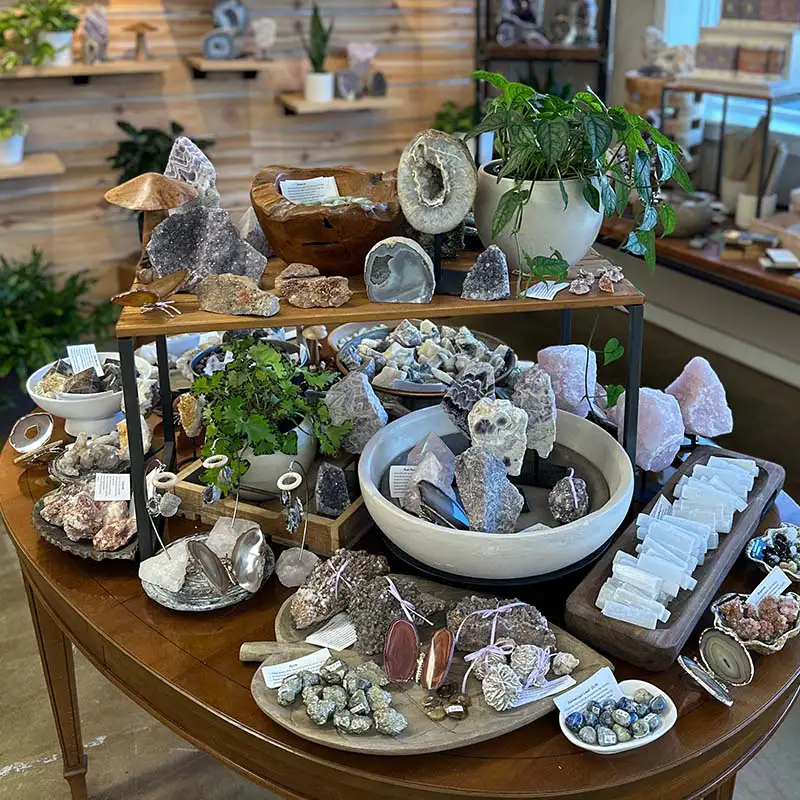 Find crystals, geodes, minerals, gemstones, rocks and more at The Gardener's Center.