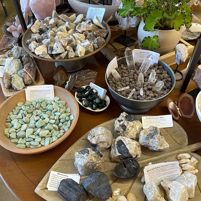 Find crystals, geodes, minerals, gemstones, rocks and more at The Gardener's Center.