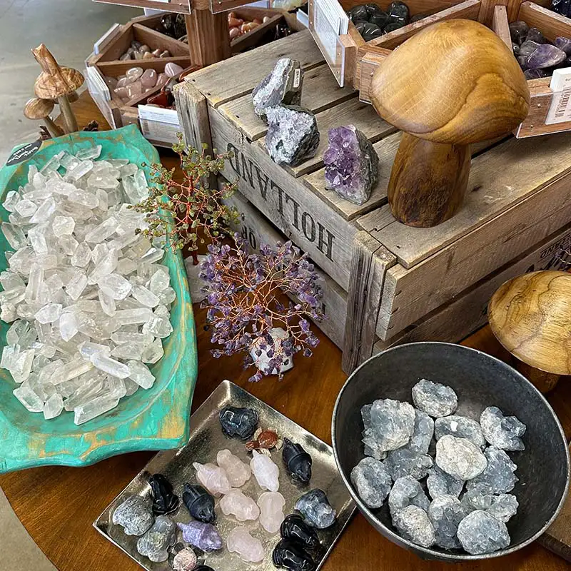 Find crystals, geodes, minerals, gemstones, rocks and more at The Gardener's Center.